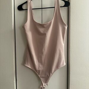 Express baby pink body contour bodysuit